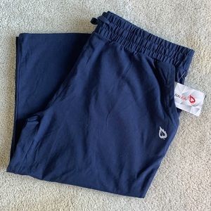 Baleaf Athletic Yoga Navy Blue Capri Pants Size 2XL